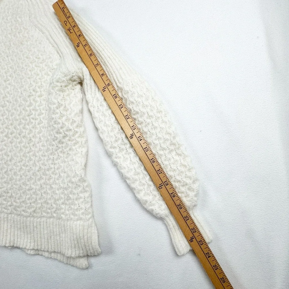 Anthropologie Bia‎ Mock Neck Tunic Sweater Cream Size XS - Picture 10 of 10